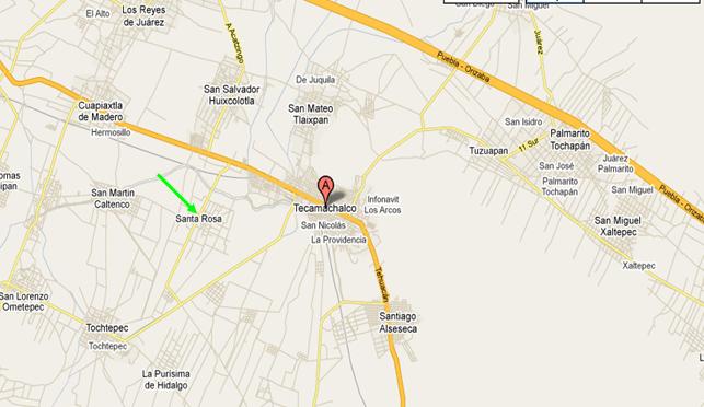 MAPA DE TEAMACHALCO